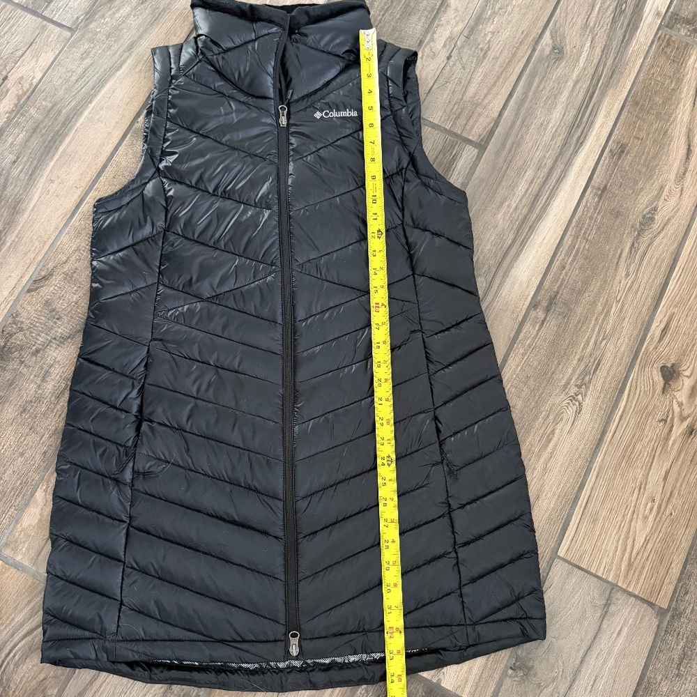 COLUMBIA Women's Omni Heat Long Black Vest, Size L - Picture 8 of 12